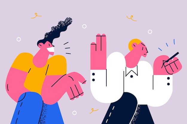 phone addiction and facial emotions concept