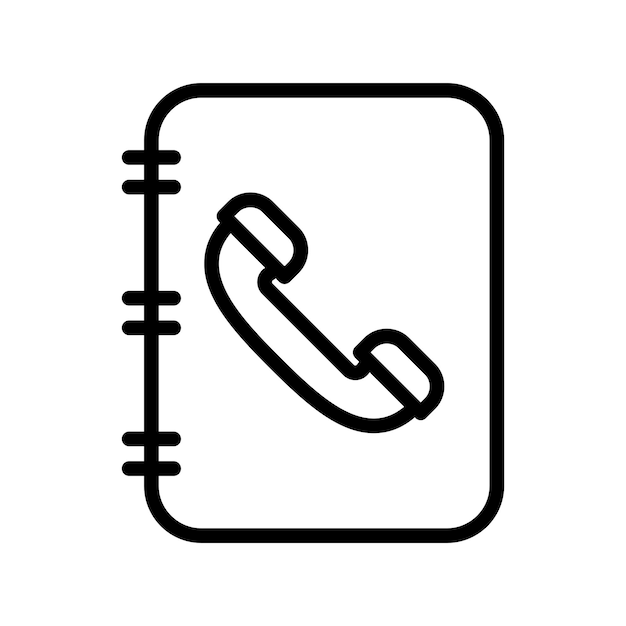 Phone book icon