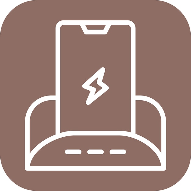 Phone Dock icon vector image Can be used for Battery and Power