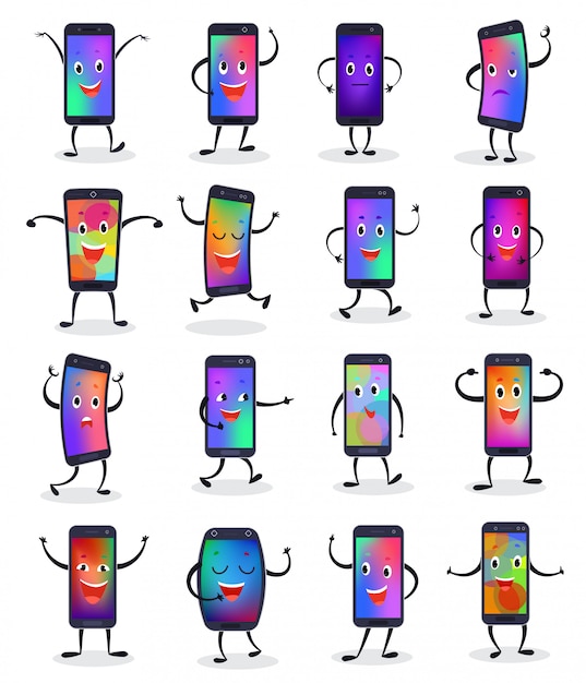 ベクトル 電話emojjiベクトルスマートフォン絵文字文字と携帯電話や携帯電話の表現