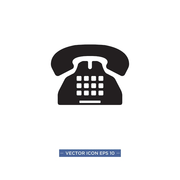 Icona del telefono icona chiamata vettore simbolo del telefono