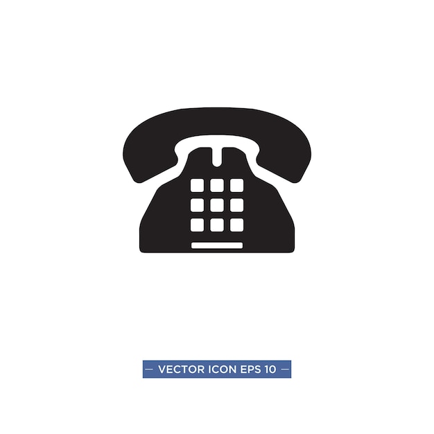 Phone icon call icon vector telephone symbol
