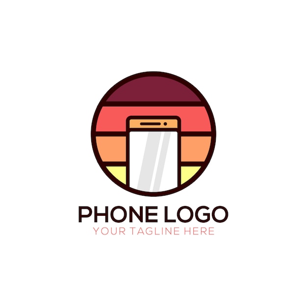 Vector phone logo