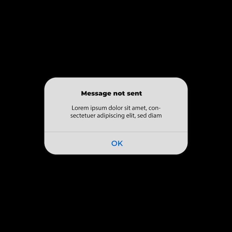 Vector phone notification boxes template smartphone warning or message interface vector illustration
