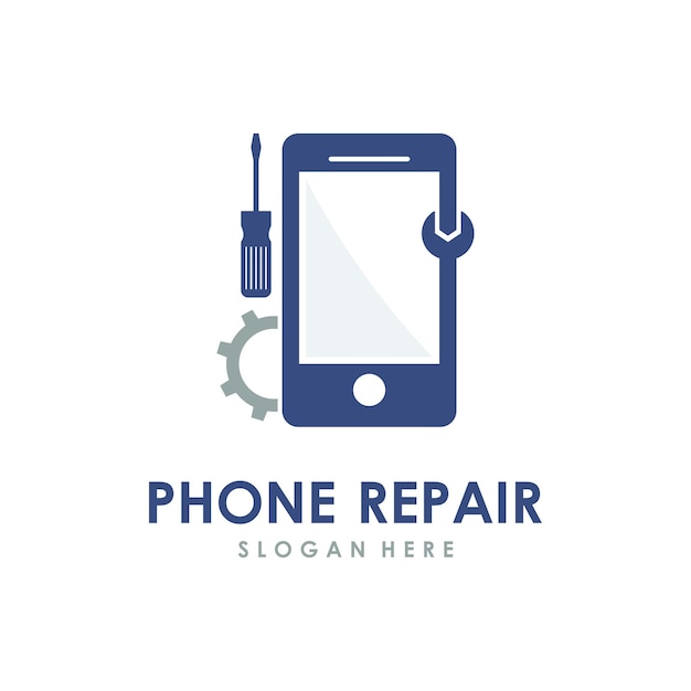 Phone Repair Service Logo Template