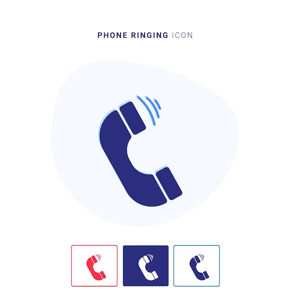 Phone ringing icon premium vector premium vector