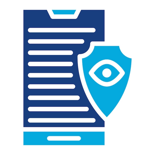 Phone surveillance icon vector image can be used for crime investigation