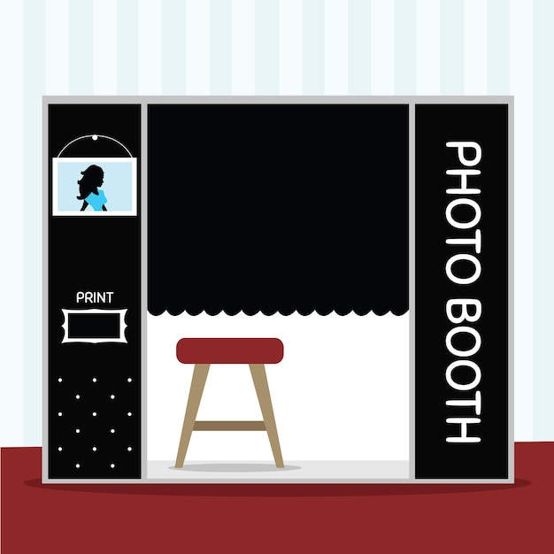 Vector photo booth