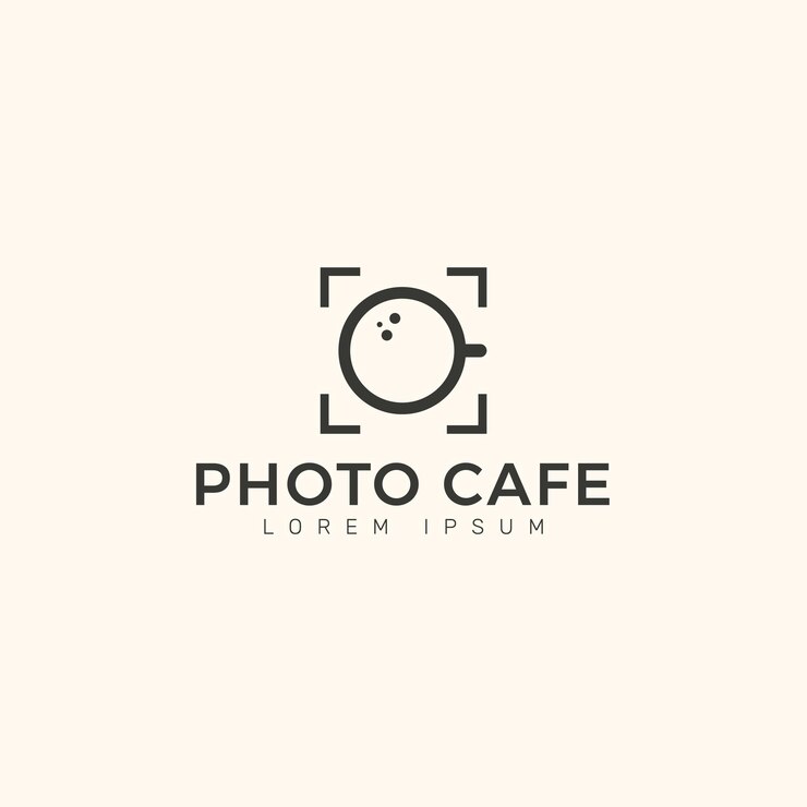 フォトカフェロゴテンプレート