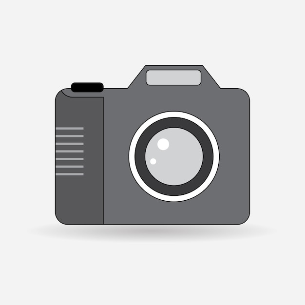 photo camera icon vector