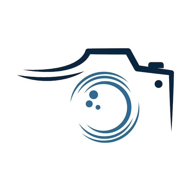 Photo camera logo icon design