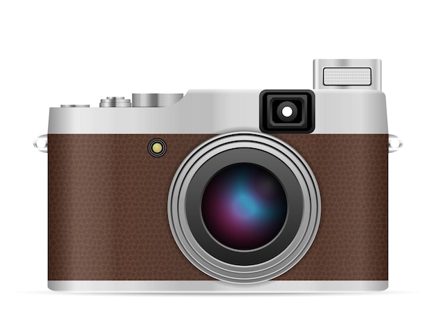 Vector photo camera