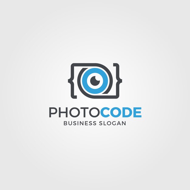 Photo Code Logo Template