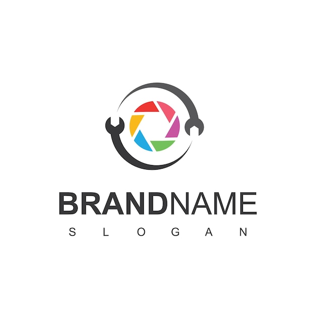 Photo Editing Logo Design Template