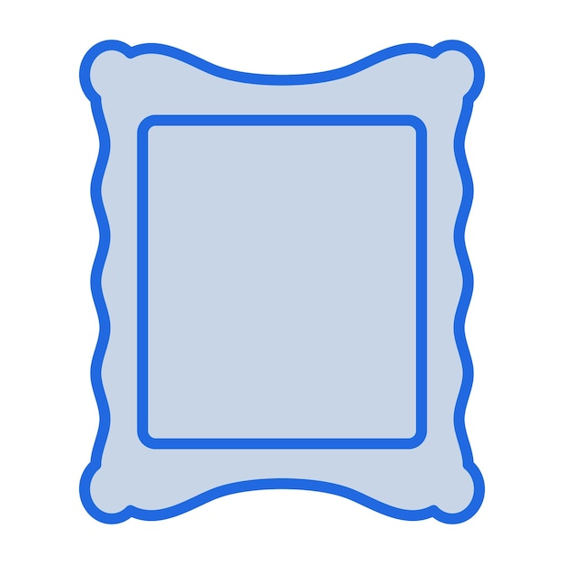 Иллюстрация фотокадра в синем тоне