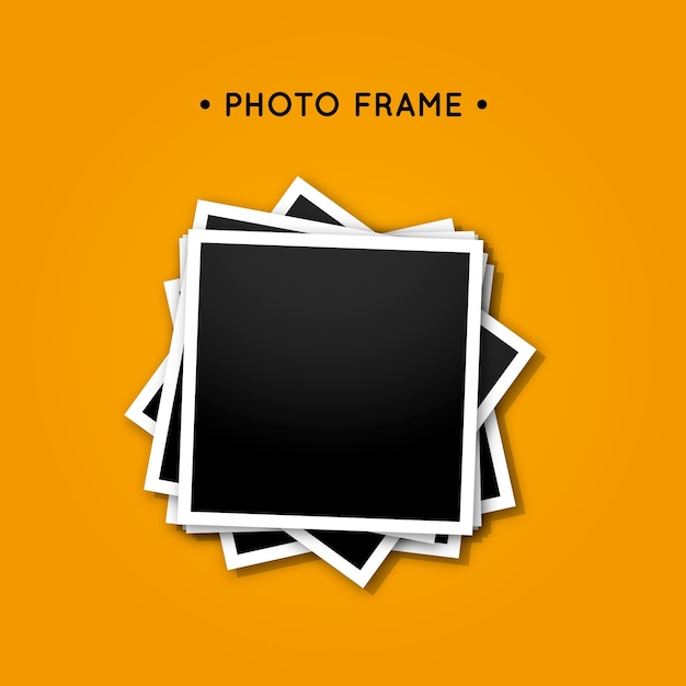 Vector photo frame collection