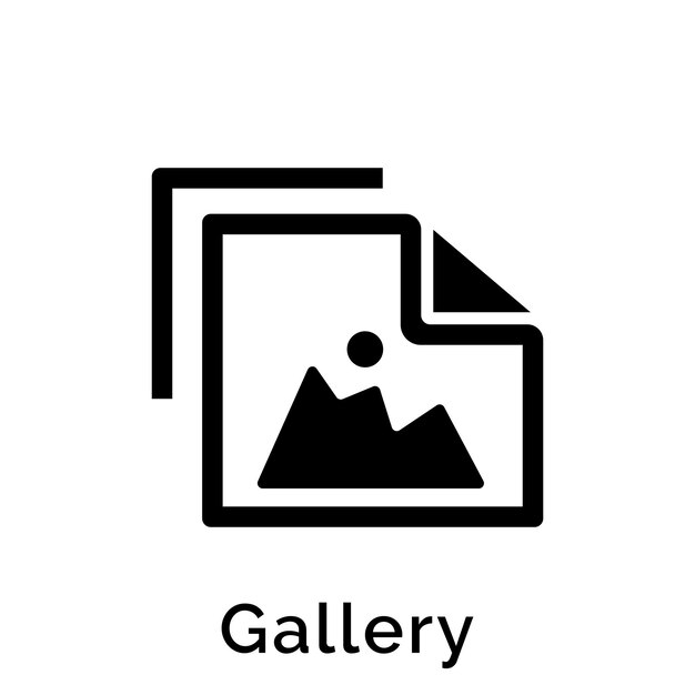 Vector photo gallery icon