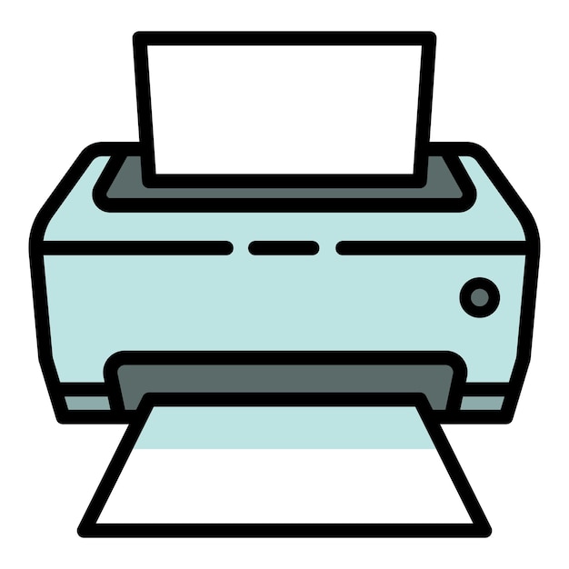 Vettore icona della stampante fotografica icona vettoriale della stampante fotografica per il web design isolato su sfondo bianco