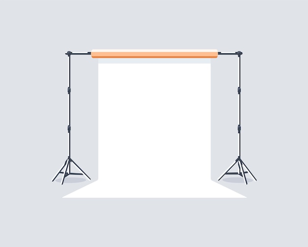 Photo studio element isolated on white background