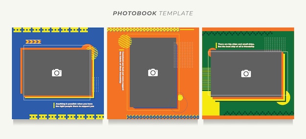 Modello di foto del fotolibro