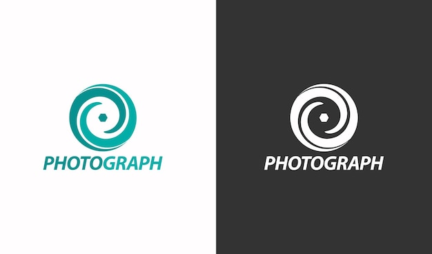 写真スタジオのロゴのシンプルなデザイン