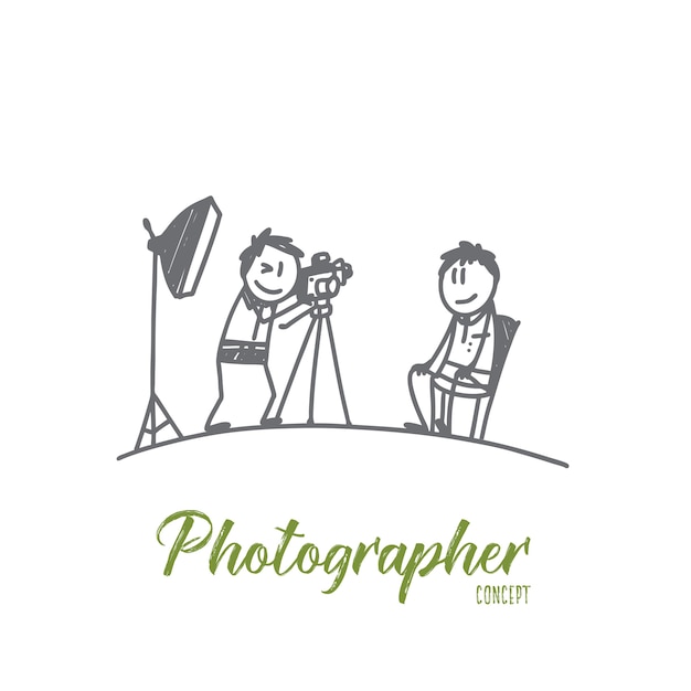 Photographer concept illustration