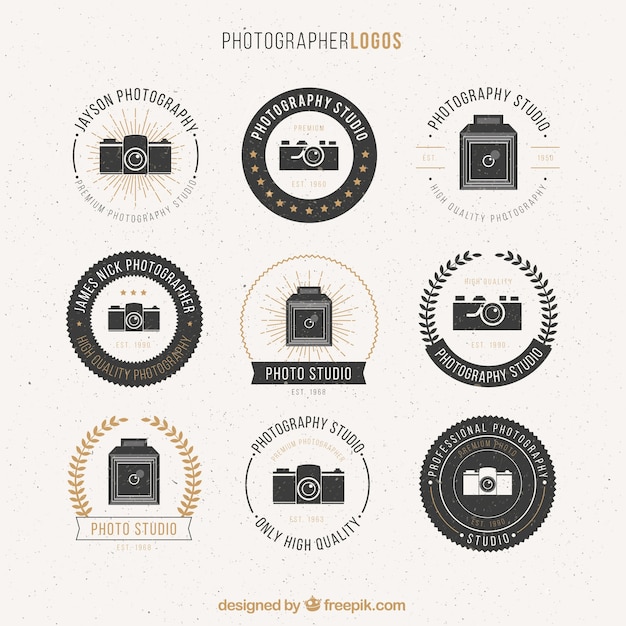 Photographer logos pack