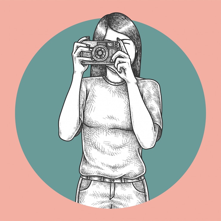 Vector photographer 