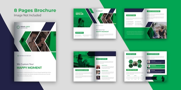 Photography brochure template 8 pages