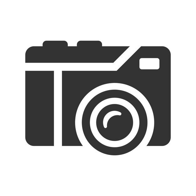 Vector photography camera icon