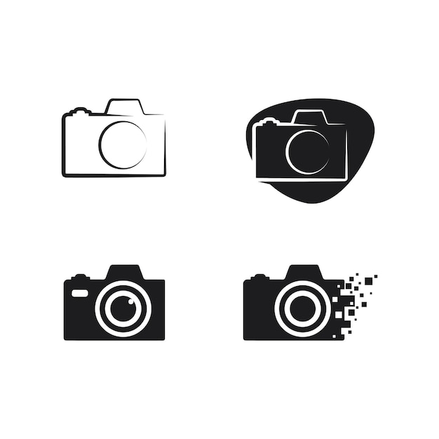 Premium Vector | Photography camera logo icon vector design ...