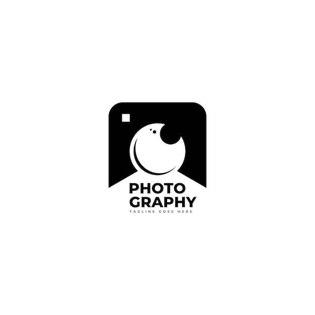 Vector photography camera logo icon vector template