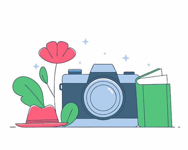 Иллюстрация концепции фотографии
