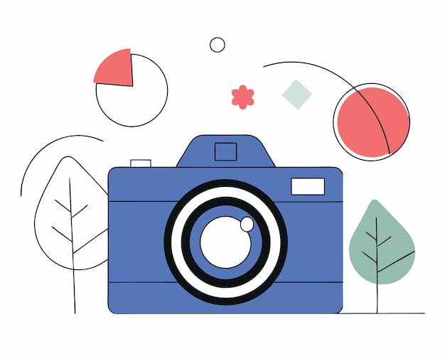 Иллюстрация концепции фотографии