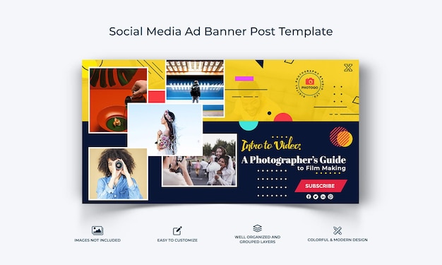 Photography Facebook Ad Banner Template