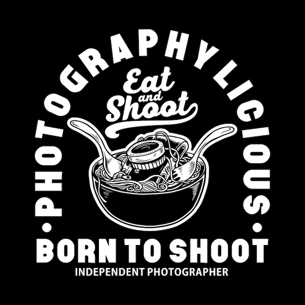 Photography graphic for t shirt print