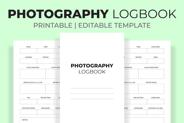 Photography Logbook