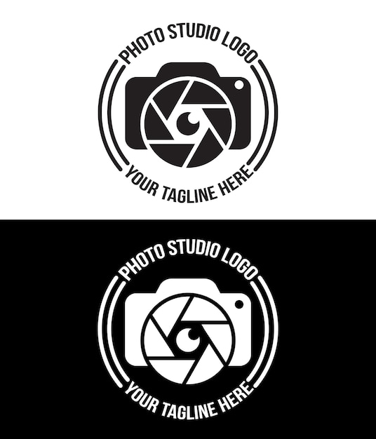 Вектор Векторный шаблон дизайна логотипа фотографии