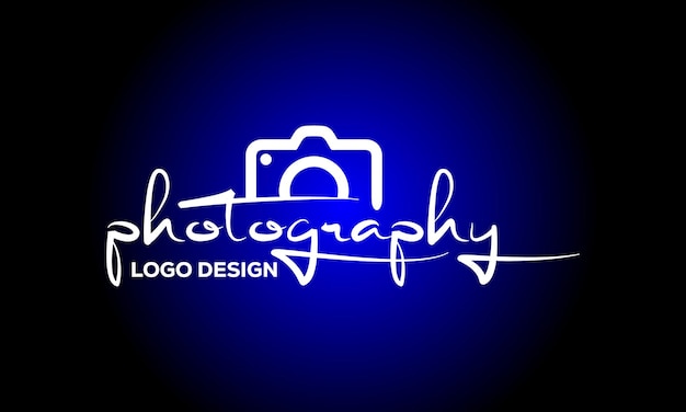 Vettore fotografia e progettazione del logo.