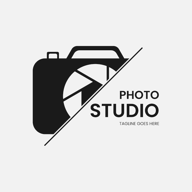 Vector photography logo design