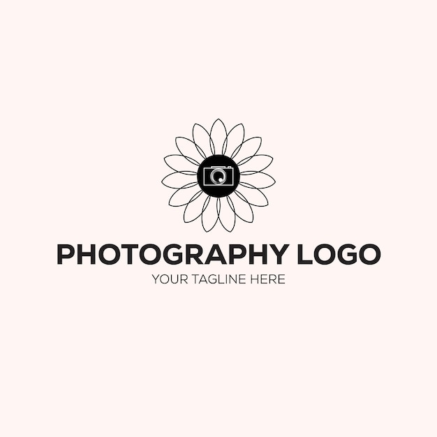 Вектор Фотографический дизайн логотипа