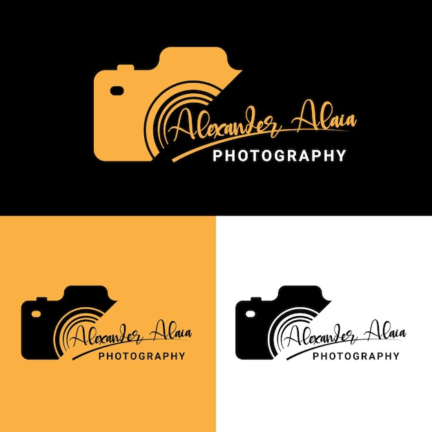 Vector photography logo design