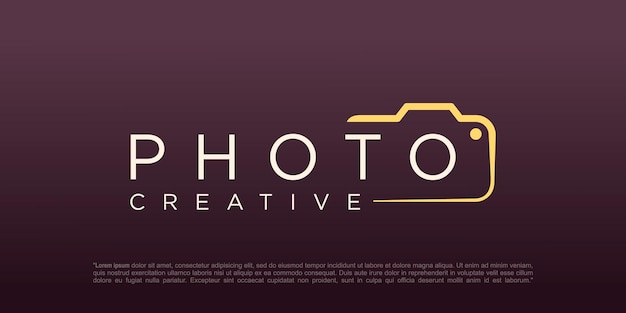 Vector photography logo icon vector template