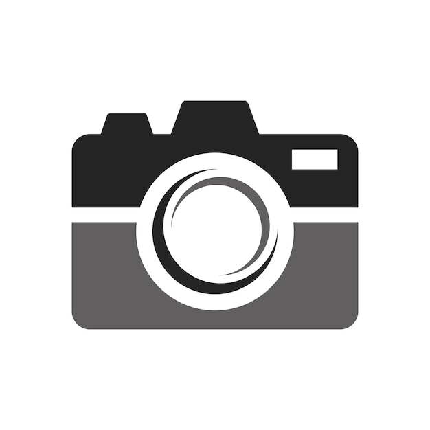 Modello di logo fotografico icona illustrazione identità del marchio illustrazione isolata e piatta grafica vettoriale