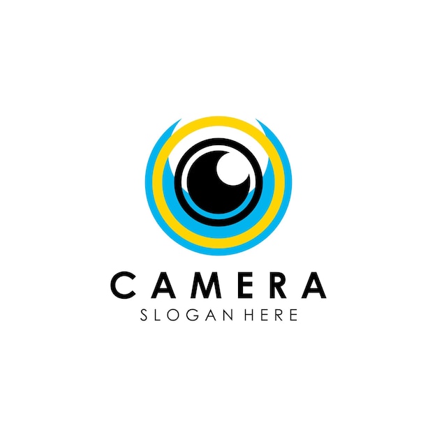 Modello di logo di fotografia