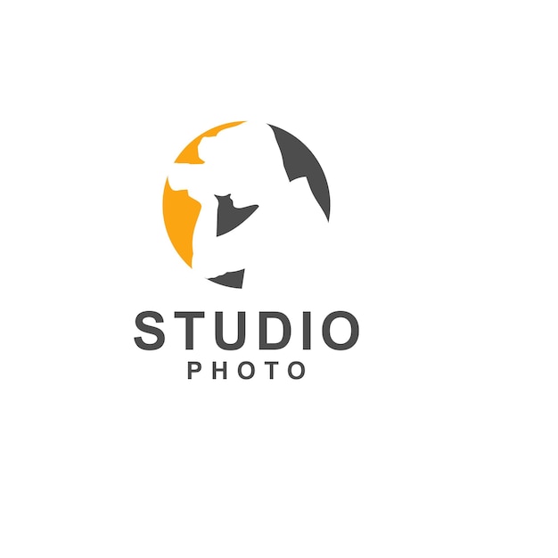 Modello di logo di fotografia