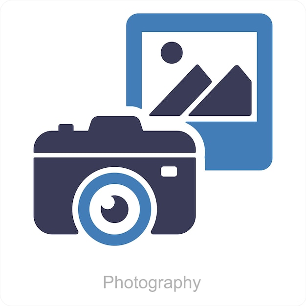Photography and picture icon concept