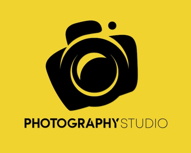 Photography studio logo design vector