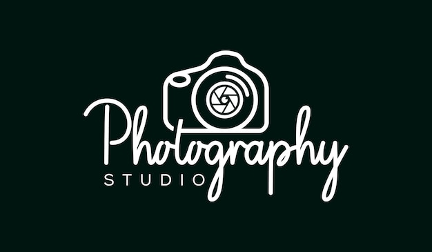 Photography studio logo icon vector, photographer, photo. company