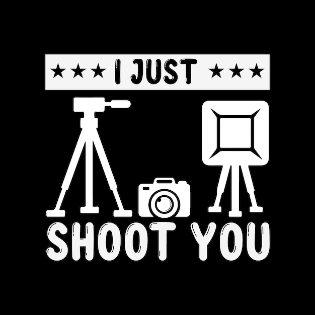 Vector photography t-shirt design